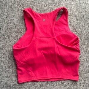Lululemon pink Wunder Train Racerback Tank Everlux Size 6 #activewear #yoga